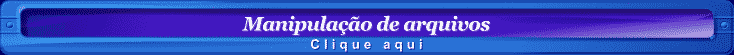 Tabela de manipula��o de arquivos indexados